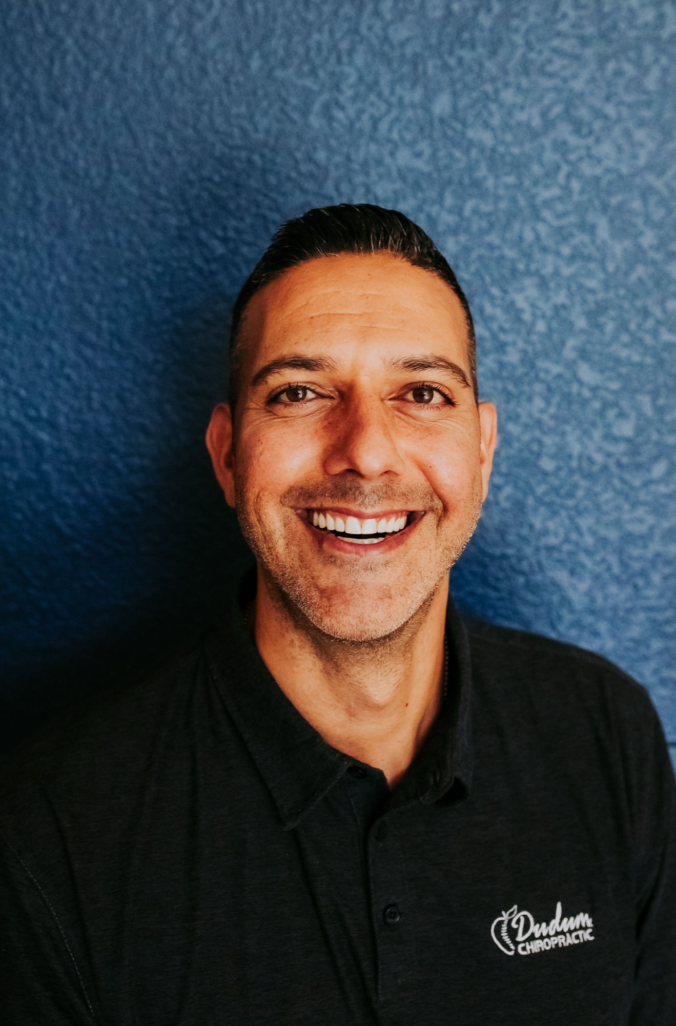 Dr. JD Dudum, DC, at his clinic in Walnut Creek, California